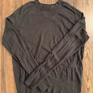Banana Republic Black Crewneck Pullover Sweater